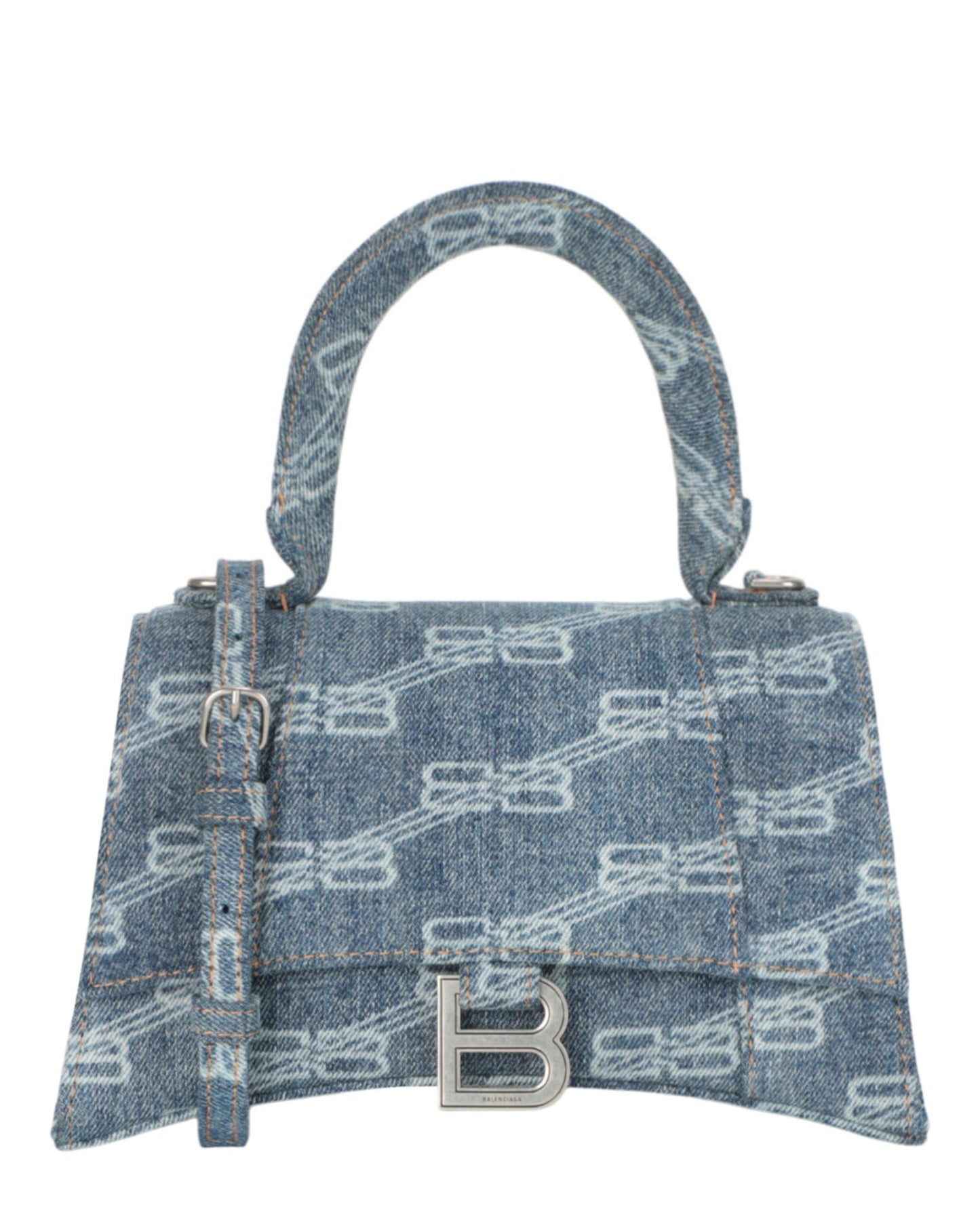 Balenciaga Small Hourglass Shoulder Bag Womens 593546-210E6-4716