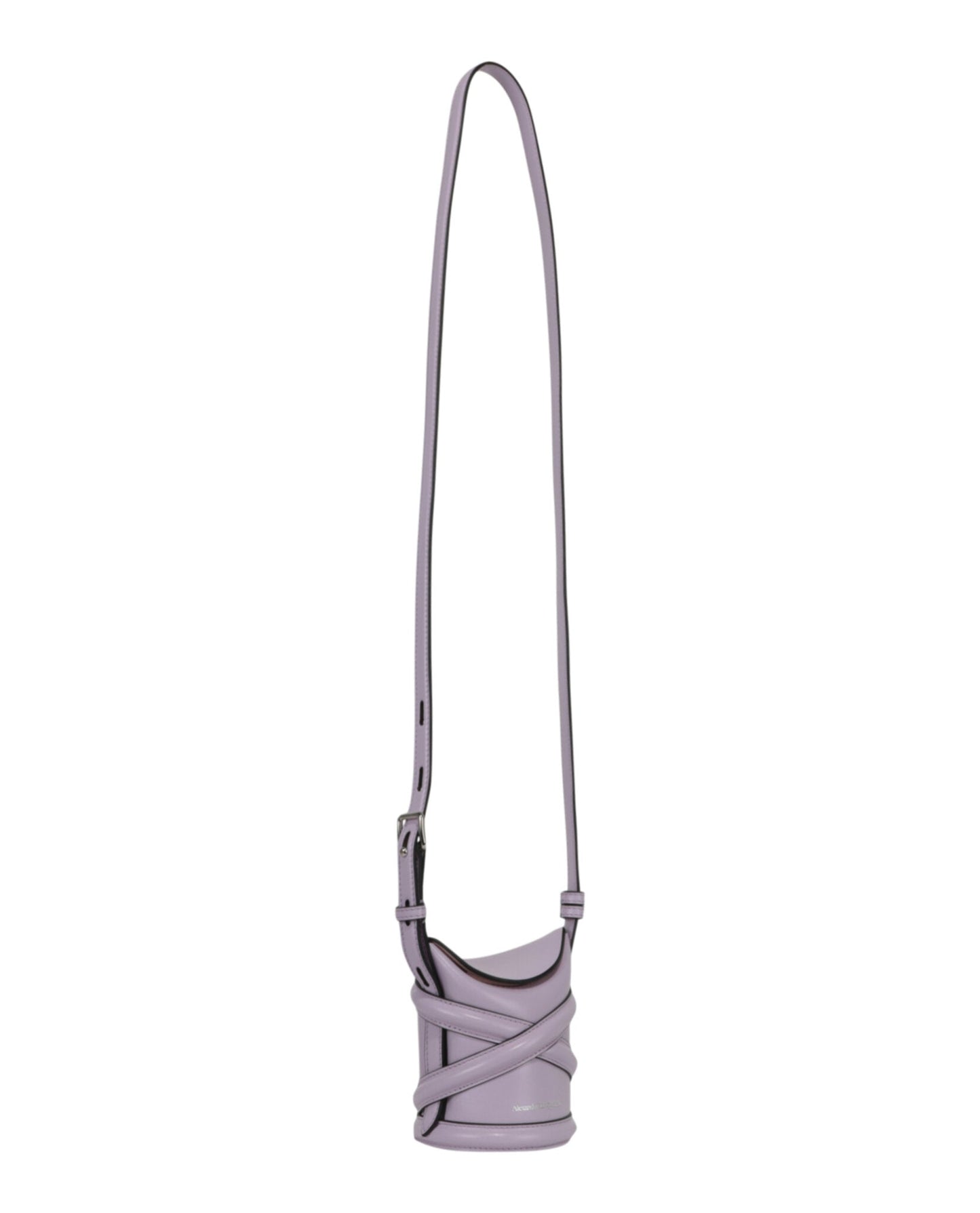 Alexander McQueen Mini Curve Leather Bucket Bag Womens 682683-1YBA7-5310