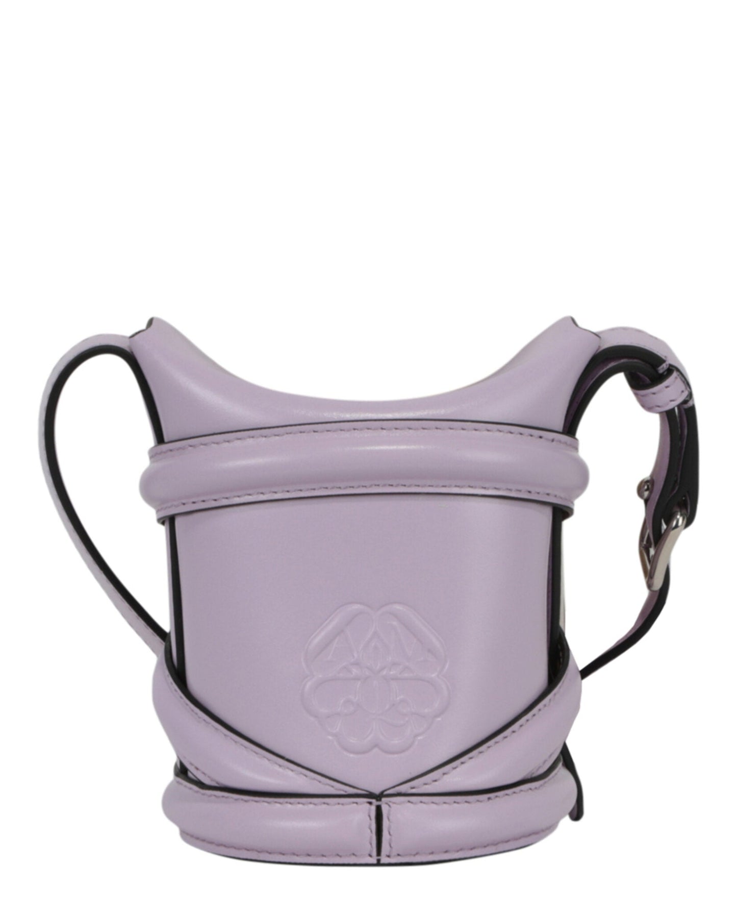 Alexander McQueen Mini Curve Leather Bucket Bag Womens 682683-1YBA7-5310