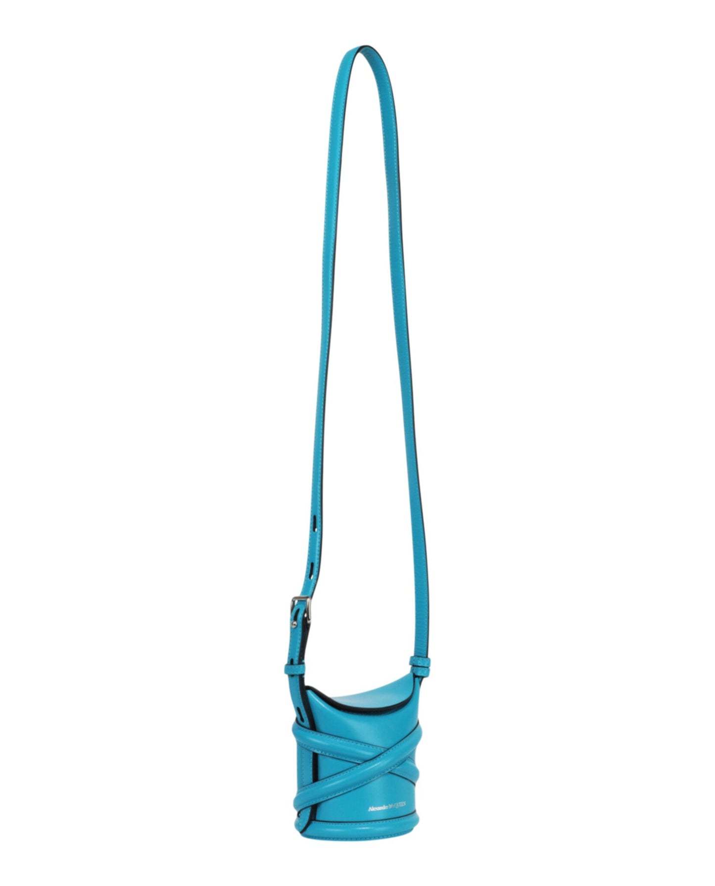 Alexander McQueen Mini Curve Leather Bucket Bag Womens 682683-1YBA7-4722