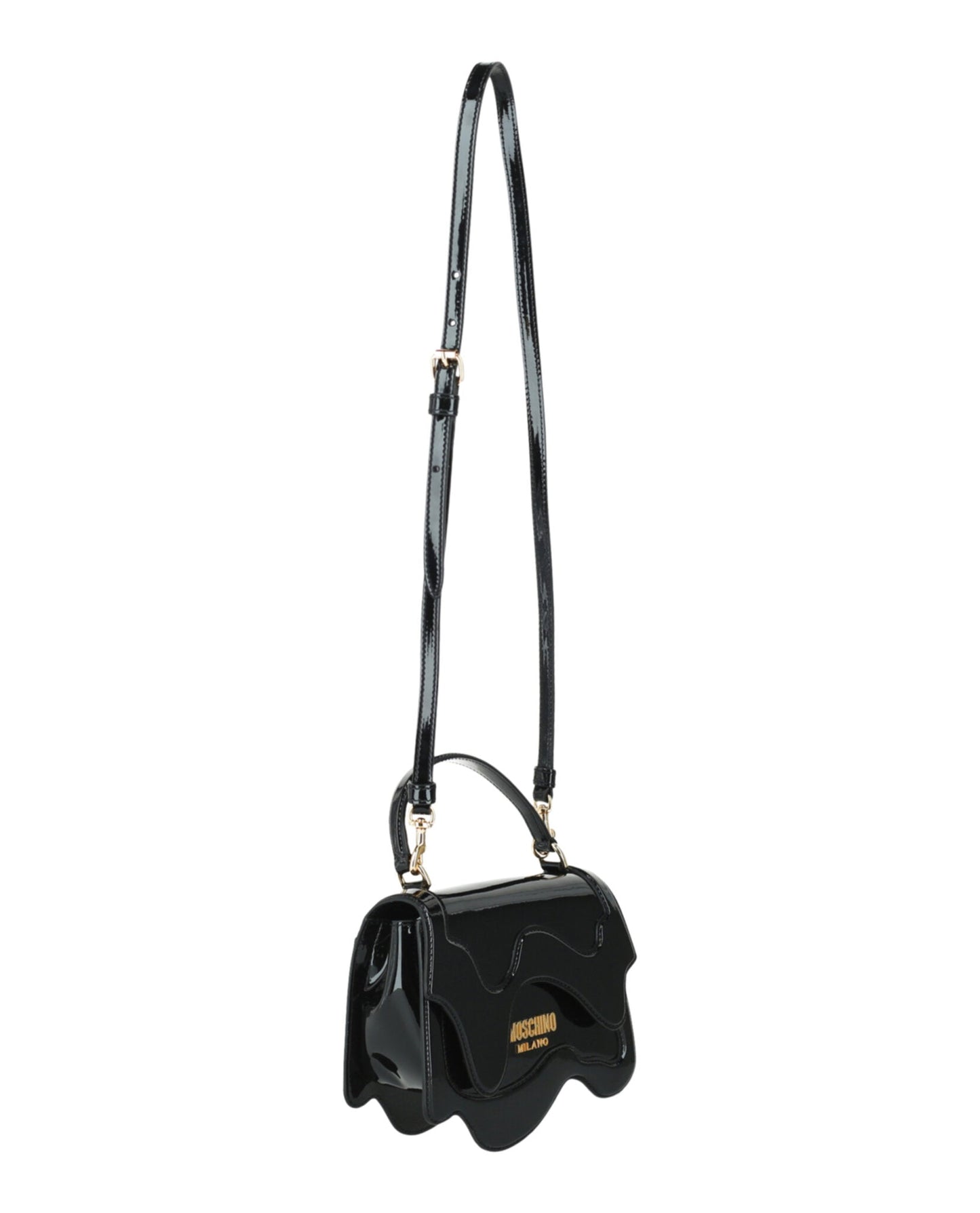 Moschino Melted Design Crossbody Bag Womens 7574-8004-1555