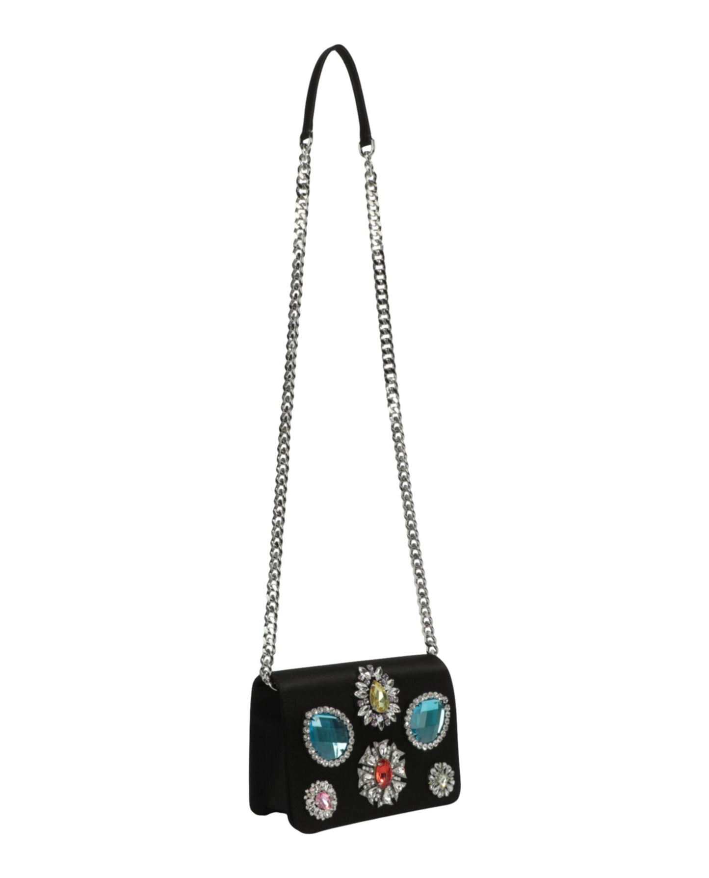 Moschino Bejeweled Crossbody Bag Womens 7580-8220-6555