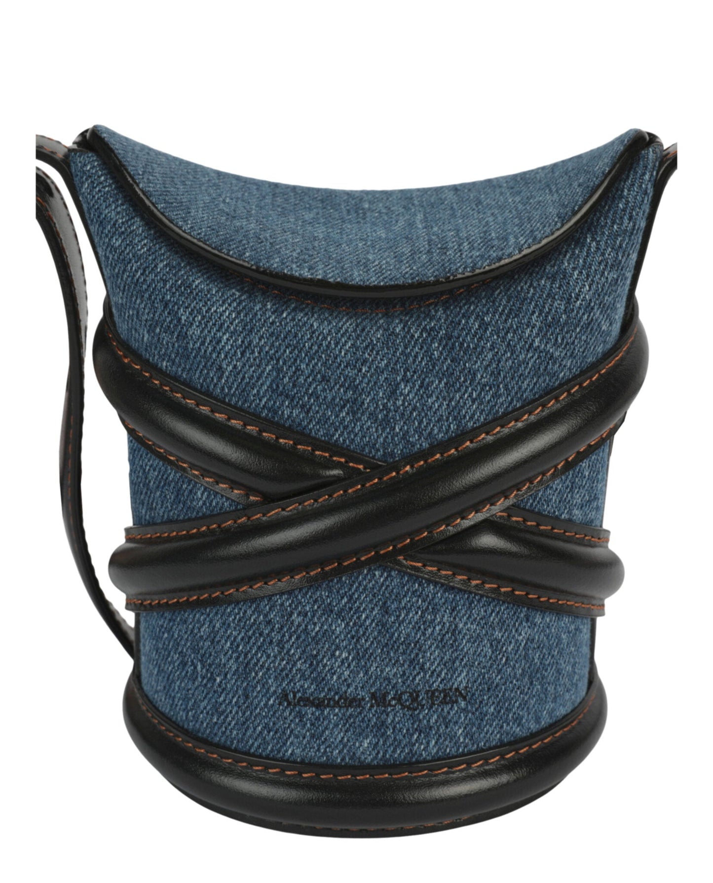 Alexander McQueen The Curve Mini Shoulder Bag Womens 682683-1YBB2-4095