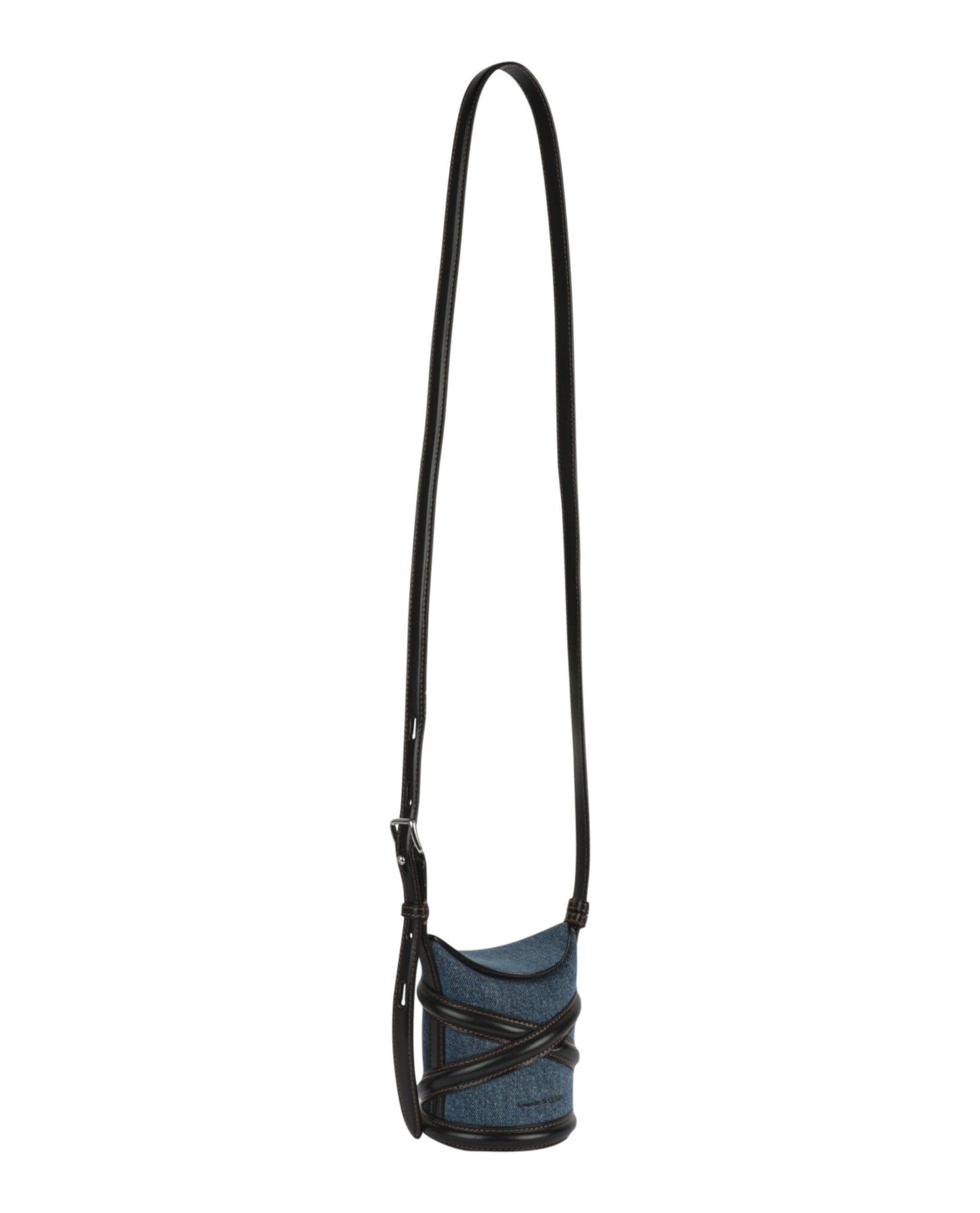 Alexander McQueen The Curve Mini Shoulder Bag Womens 682683-1YBB2-4095