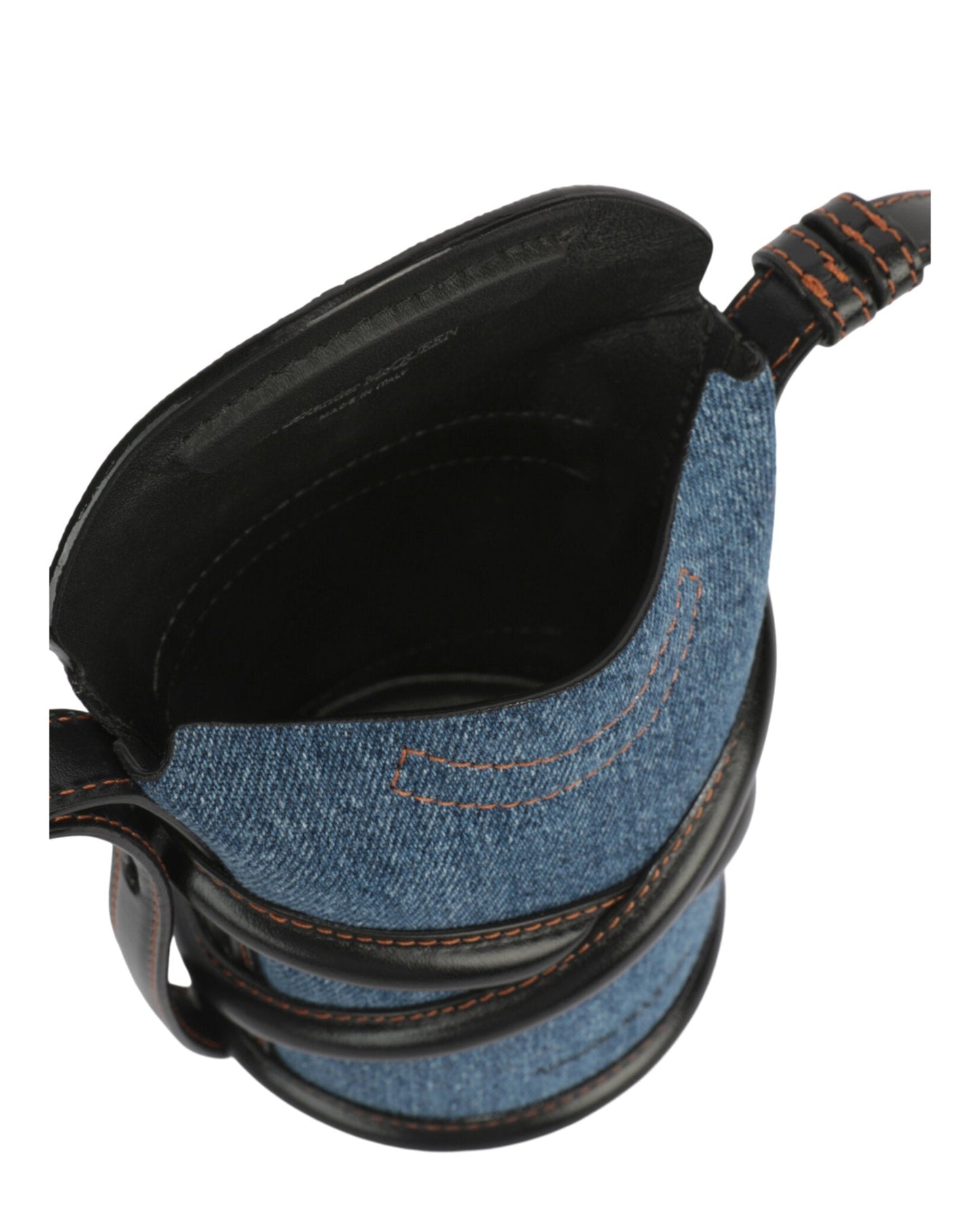 Alexander McQueen The Curve Mini Shoulder Bag Womens 682683-1YBB2-4095