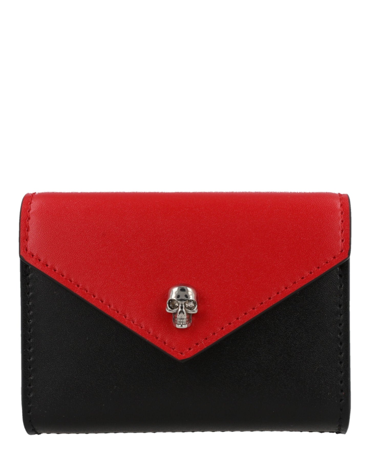 Alexander McQueen Skull Leather Playing Card Holder Unisex-Adult 652717-1CW12-1088