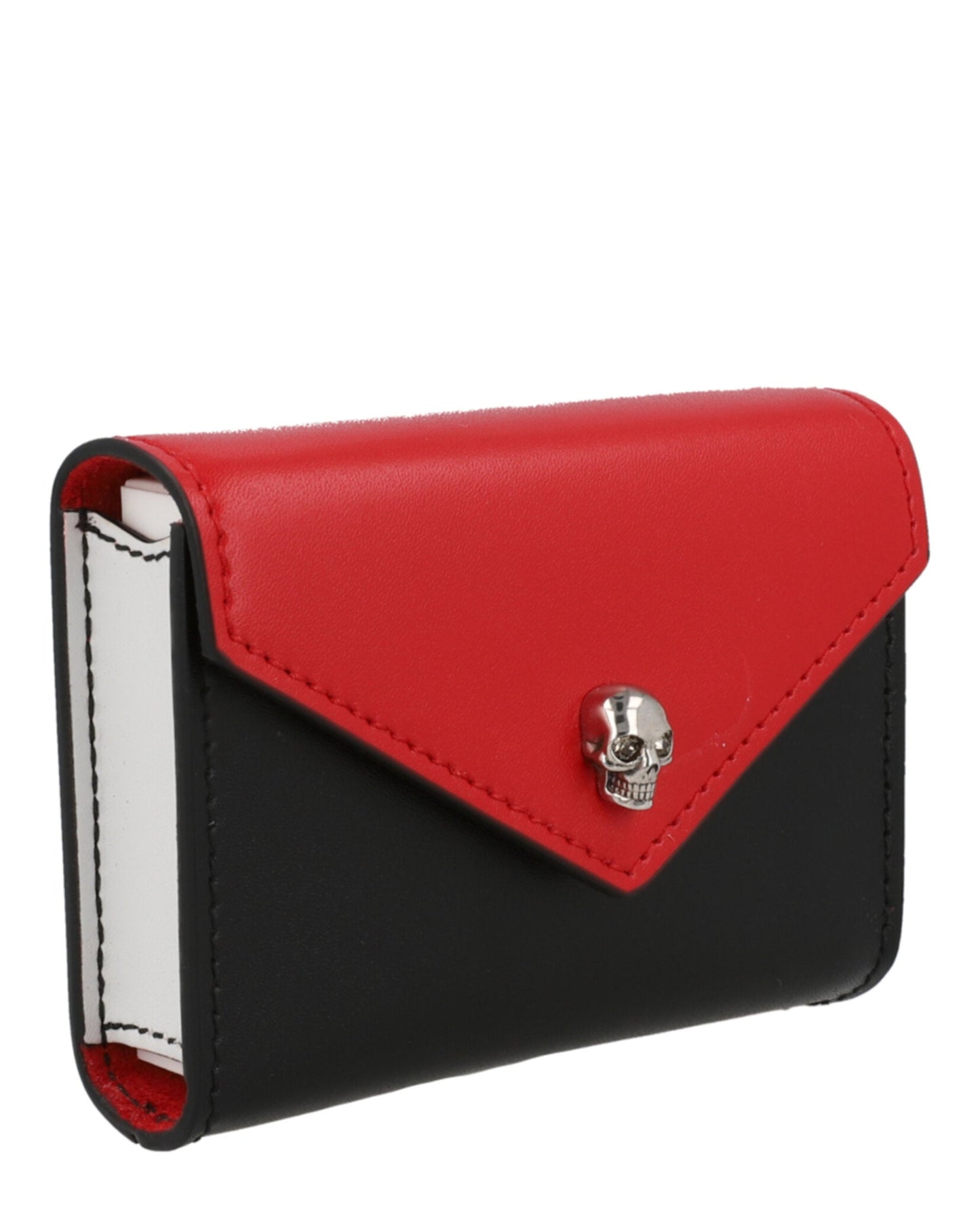 Alexander McQueen Skull Leather Playing Card Holder Unisex-Adult 652717-1CW12-1088
