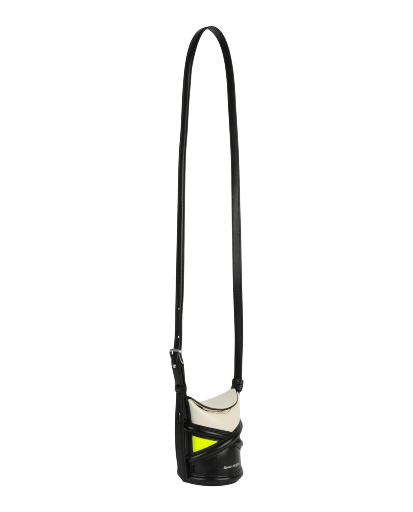 Alexander McQueen The Curve Mini Shoulder Bag Womens 682683-1YBC7-9250