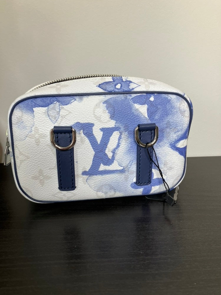 LOUIS VUITTON LV Outdoor Pochette Belt Bag Blue Canvas