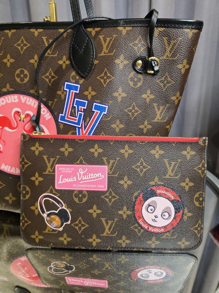 Louis Vuitton Neverfull World Tour Monogram Canvas Tote Bag