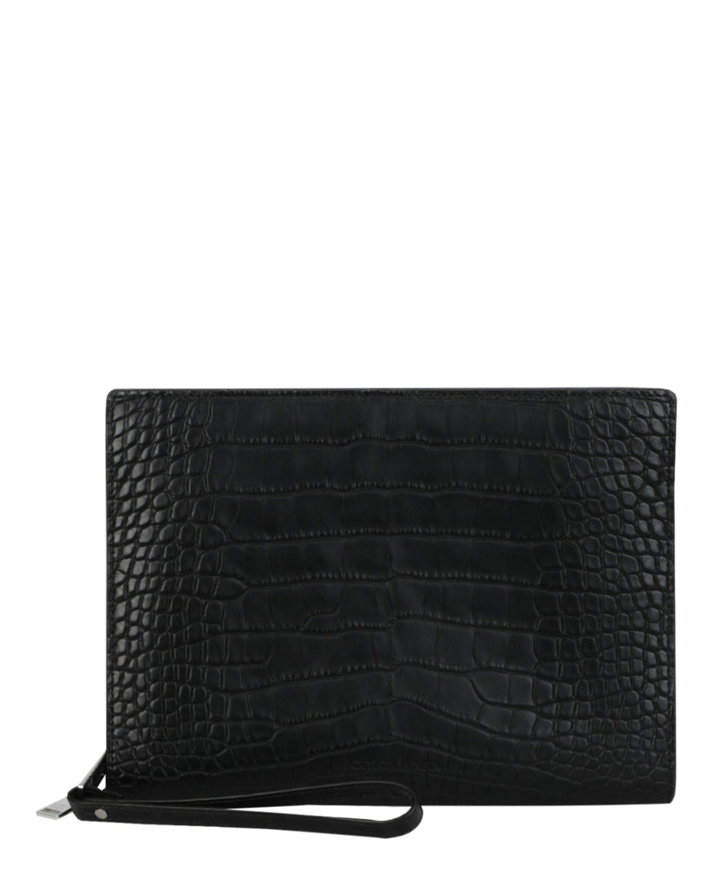 Bottega Veneta Alligator Leather Clutch Mens 608600-V2030-1000