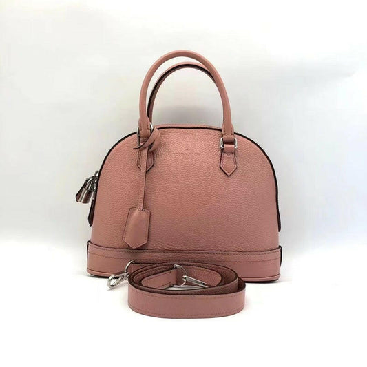 Louis Vuitton Alma Bag Rose Pink Small HandBag with Shoulder Strap.