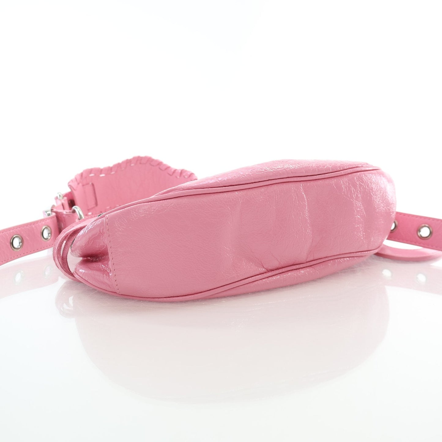 Balenciaga Le Cagole XS Pink Leather Shoulder Bag