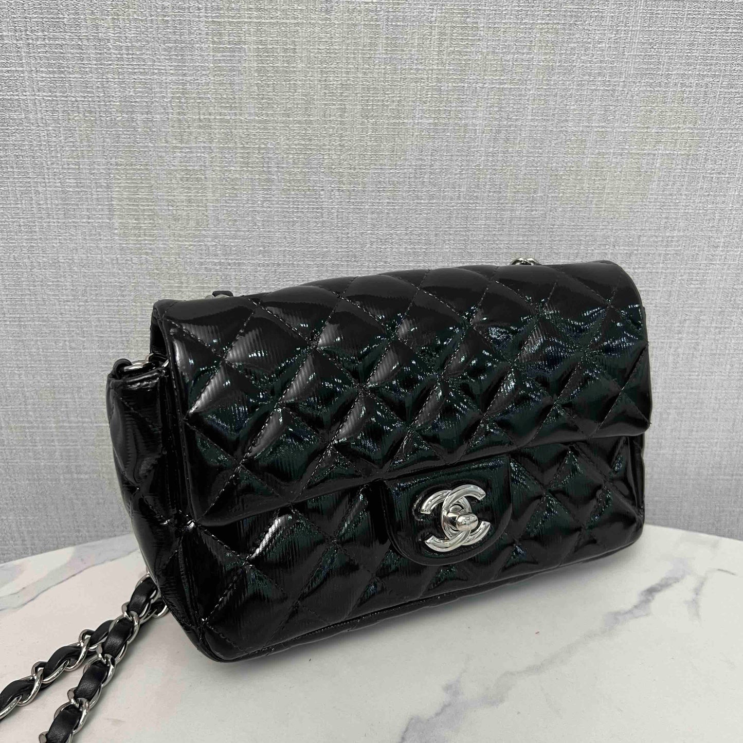 Chanel Classic Flap CF Mini Black Quilted Leather Chain Shoulder Bag