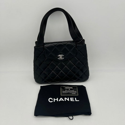 Chanel Medium Black Quilted Leather Shoulder Bag