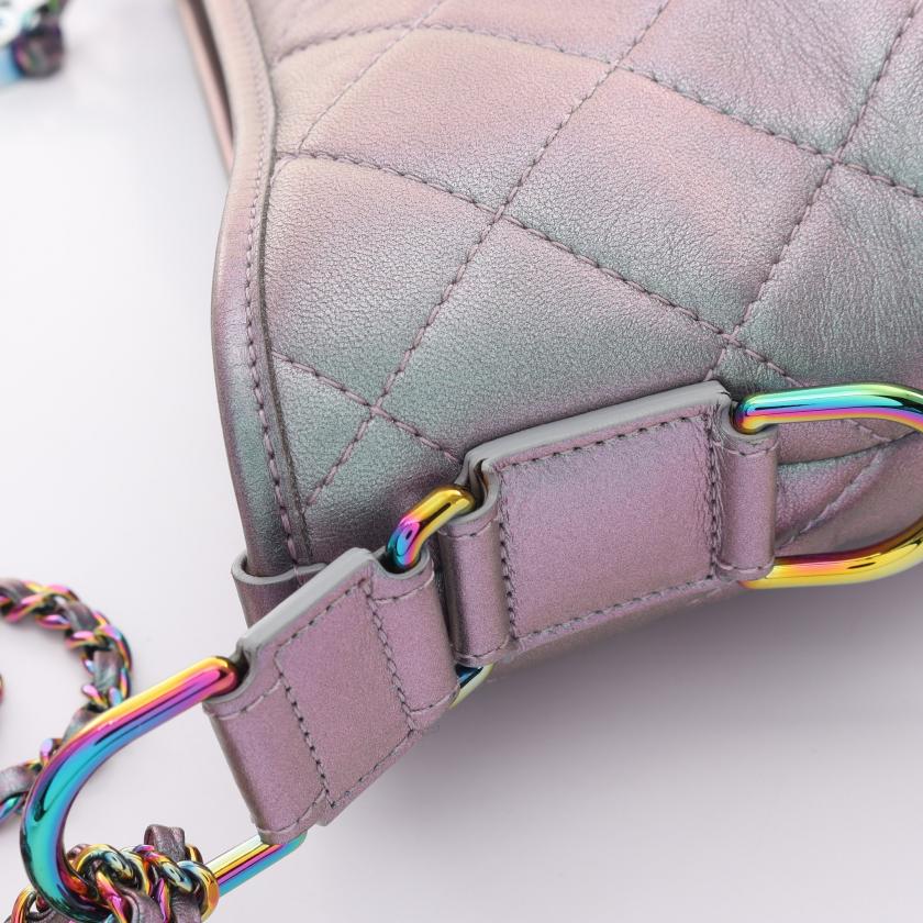 Chanel Gabriel Hobo Chain Shoulder Bag Rainbow Hardware