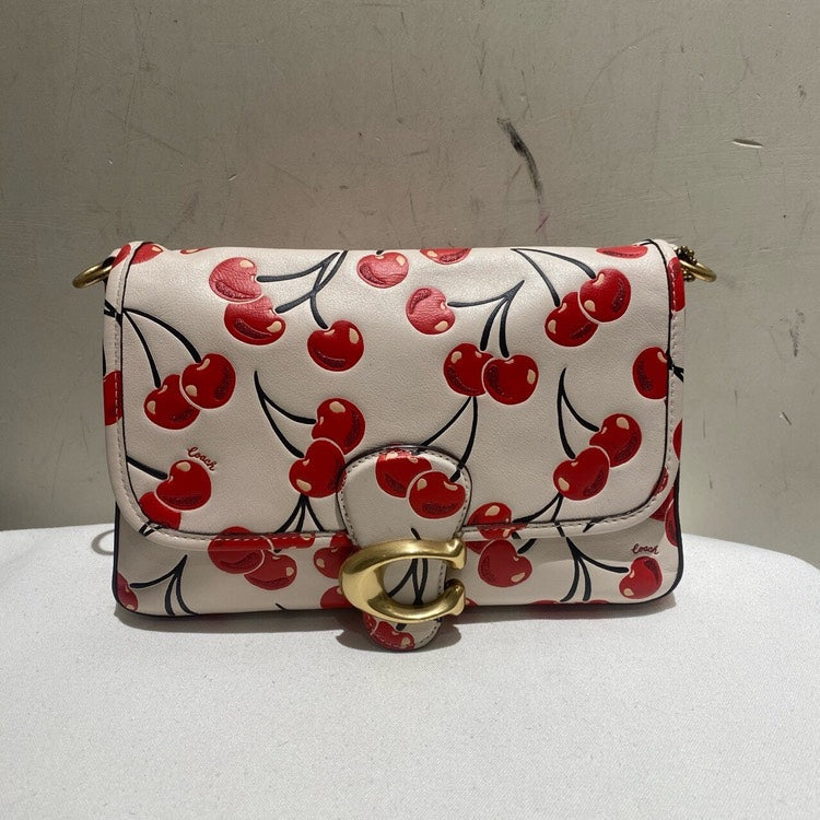 Coach Cherry Edition White Red Crossbody Bag Small