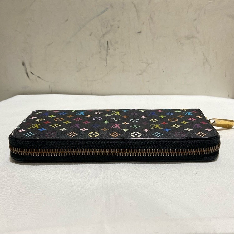 Louis Vuitton Multicolore Monogram Black Canvas Wallet Large