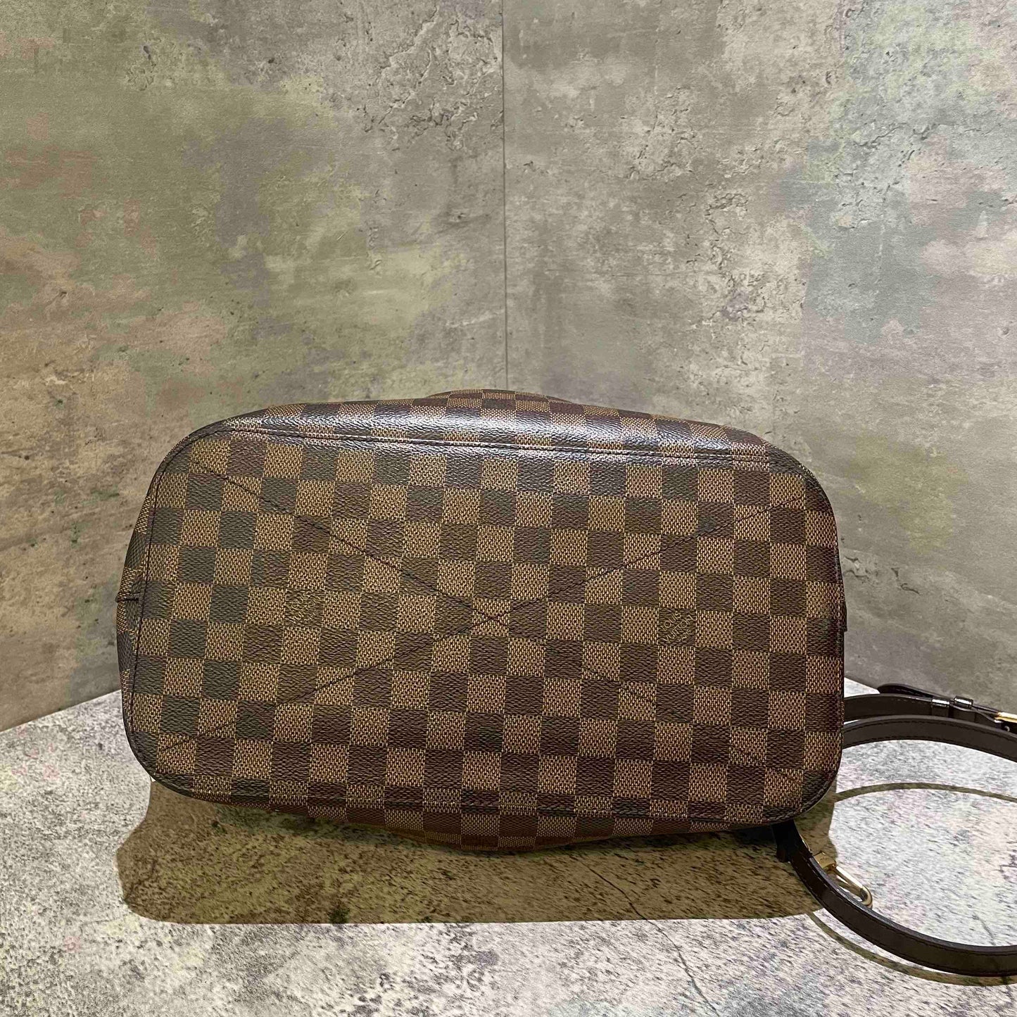 Louis Vuitton Damier Tivoli PM Brown Canvas Handbag