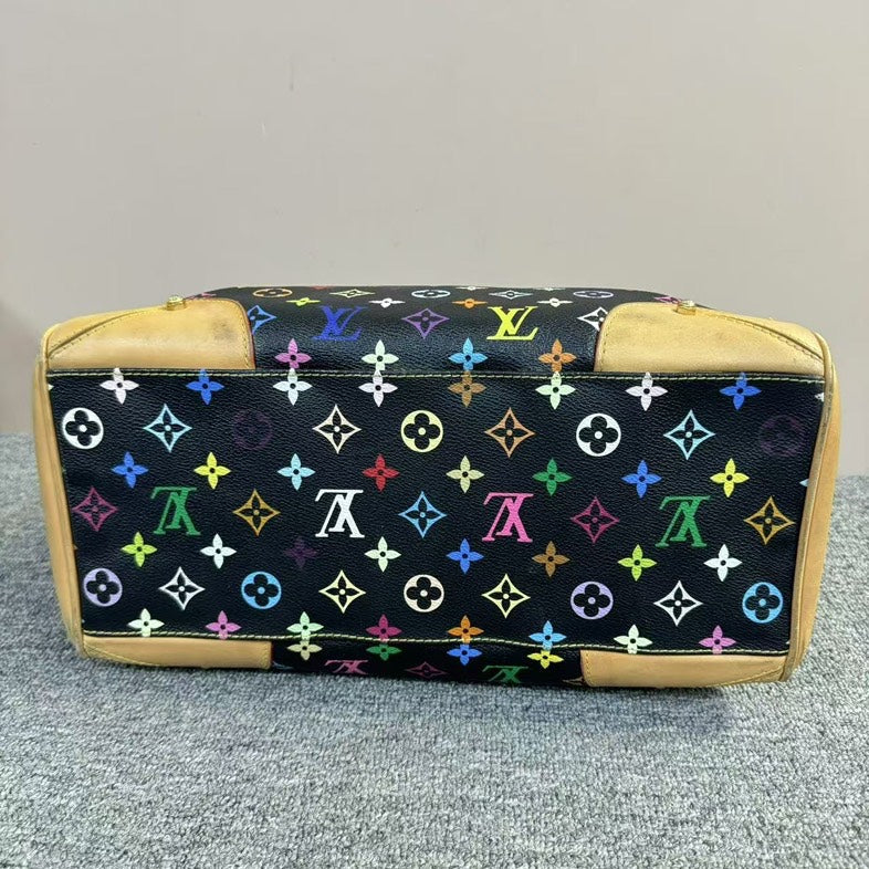 Louis Vuitton Black Multicolor Monogram Beverly MM Shoulder Bag