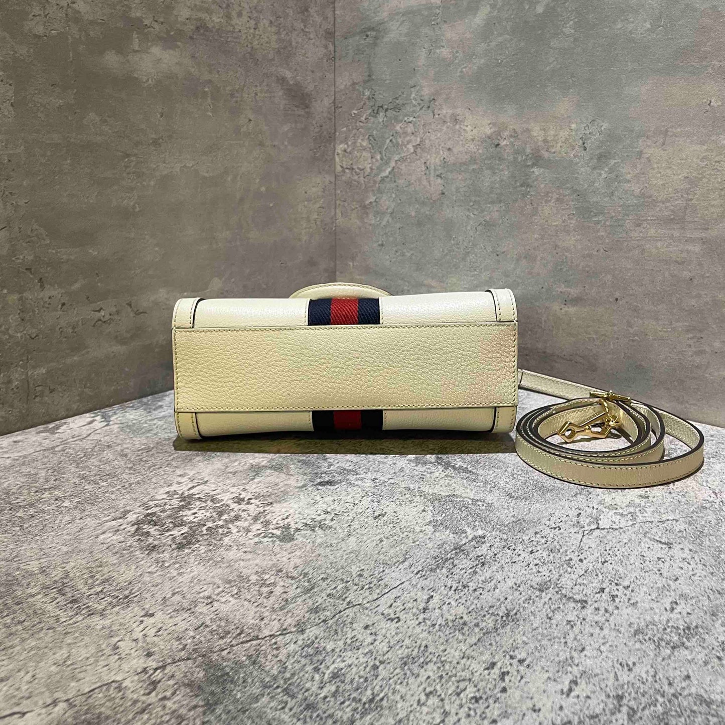 Gucci Ophidia Beige Leather Tote Bag Medium