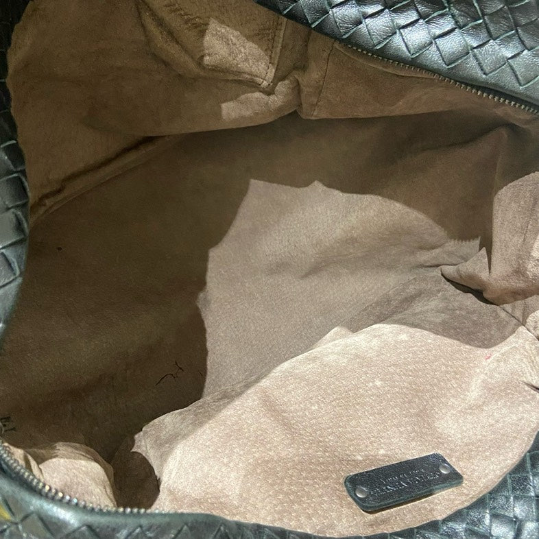 Bottega Veneta Black Large Leather Tote Long Handle Strap