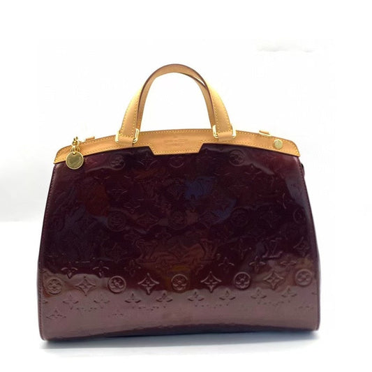 Louis Vuitton Brea Amarante Vernis Leather Two Way Bag