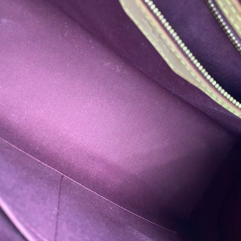 Louis Vuitton Brea Amarante Vernis Leather Two Way Bag