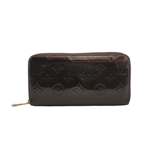 Louis Vuitton Monogram Vernis Zippy Wallet Amarante
