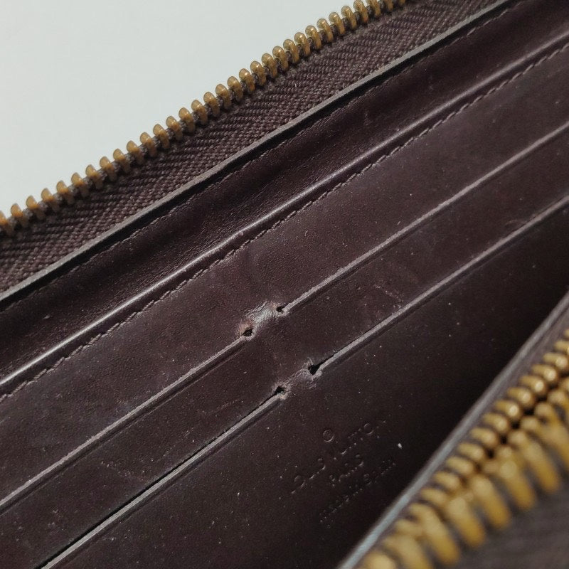 Louis Vuitton Monogram Vernis Zippy Wallet Amarante