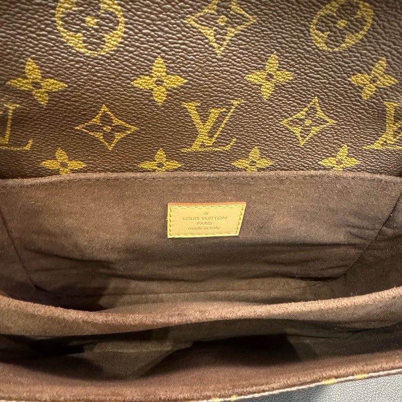 Louis Vuitton Pochette Metis Brown Monogram Shoulder Bag