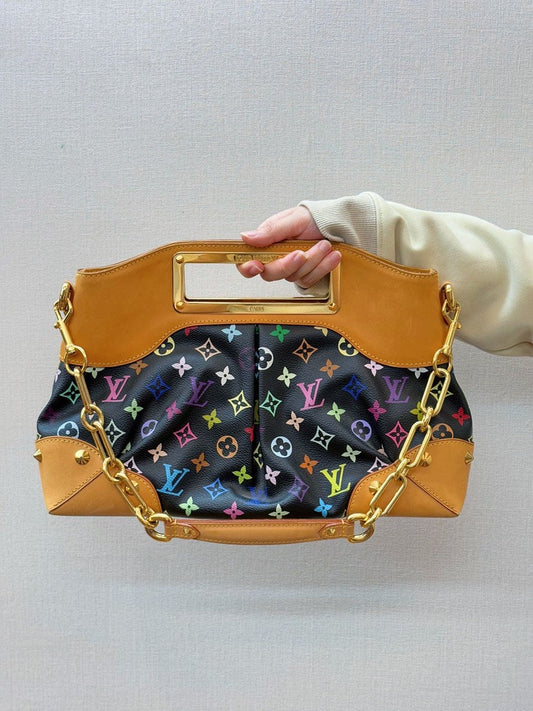 Louis Vuitton Multicolor Judy Bag Black Handbag