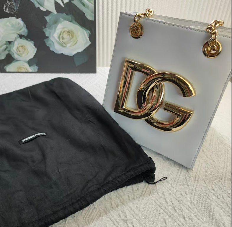 Dolce and Gabbana White Tote Bag