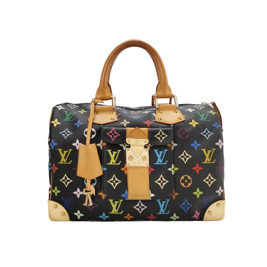 Louis Vuitton Speedy Multicolor Black Bag