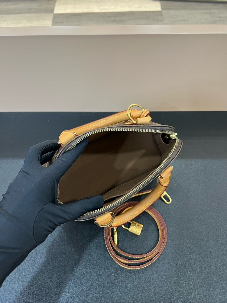 Louis Vuitton Alma BB Monogram Brown Handbag