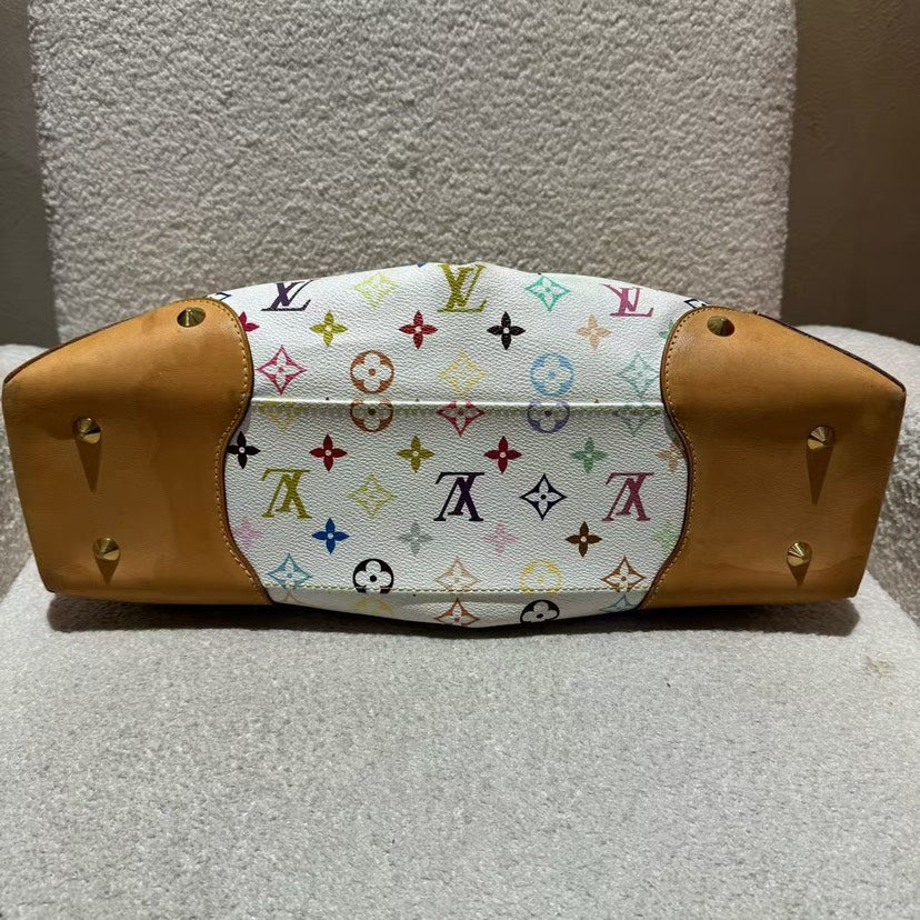 Louis Vuitton Multicolor Judy Bag White Handbag