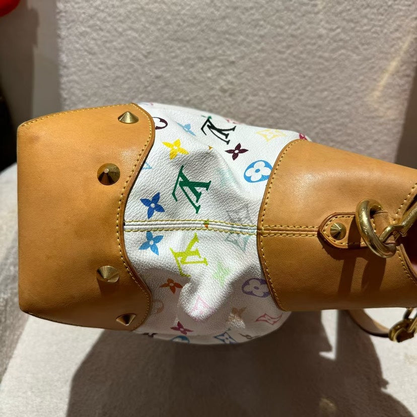 Louis Vuitton Multicolor Judy Bag White Handbag