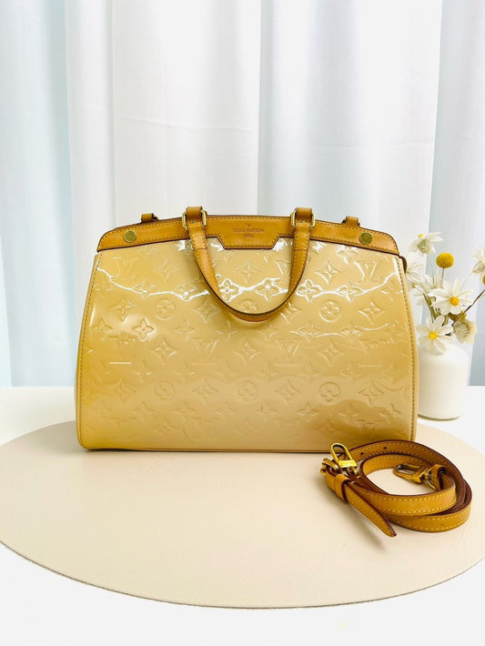Louis Vuitton Brea Beige Handbag 2013