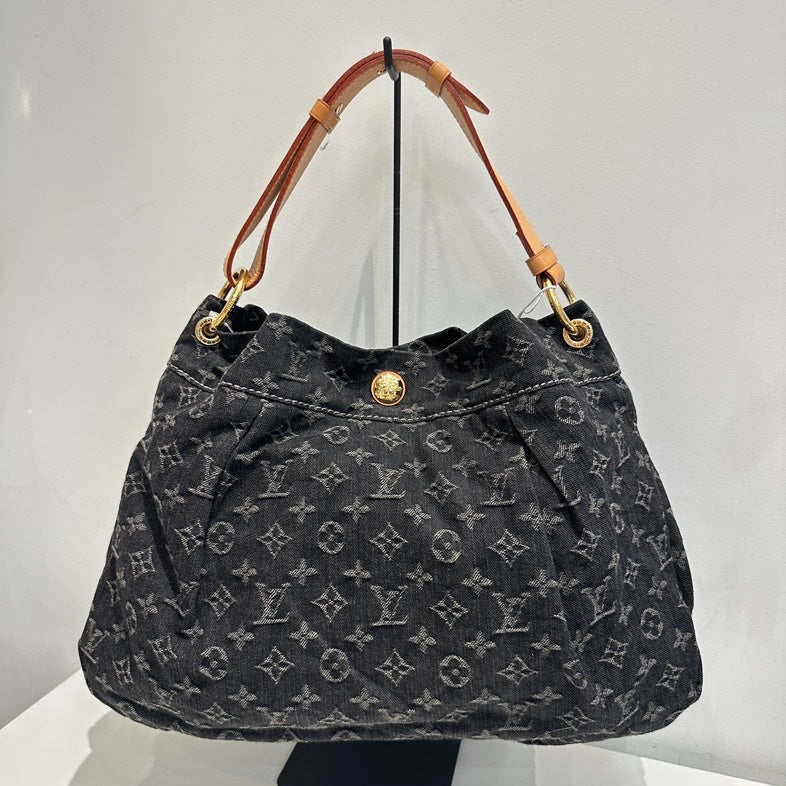 Louis Vuitton Denim Daily PM Black Shoulder Bag -