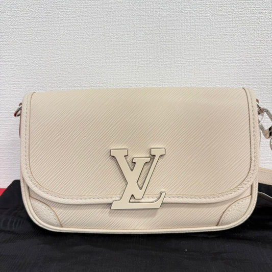 Louis Vuitton Epi Leather Bussy Shoulder Bag FM0018 in Cream