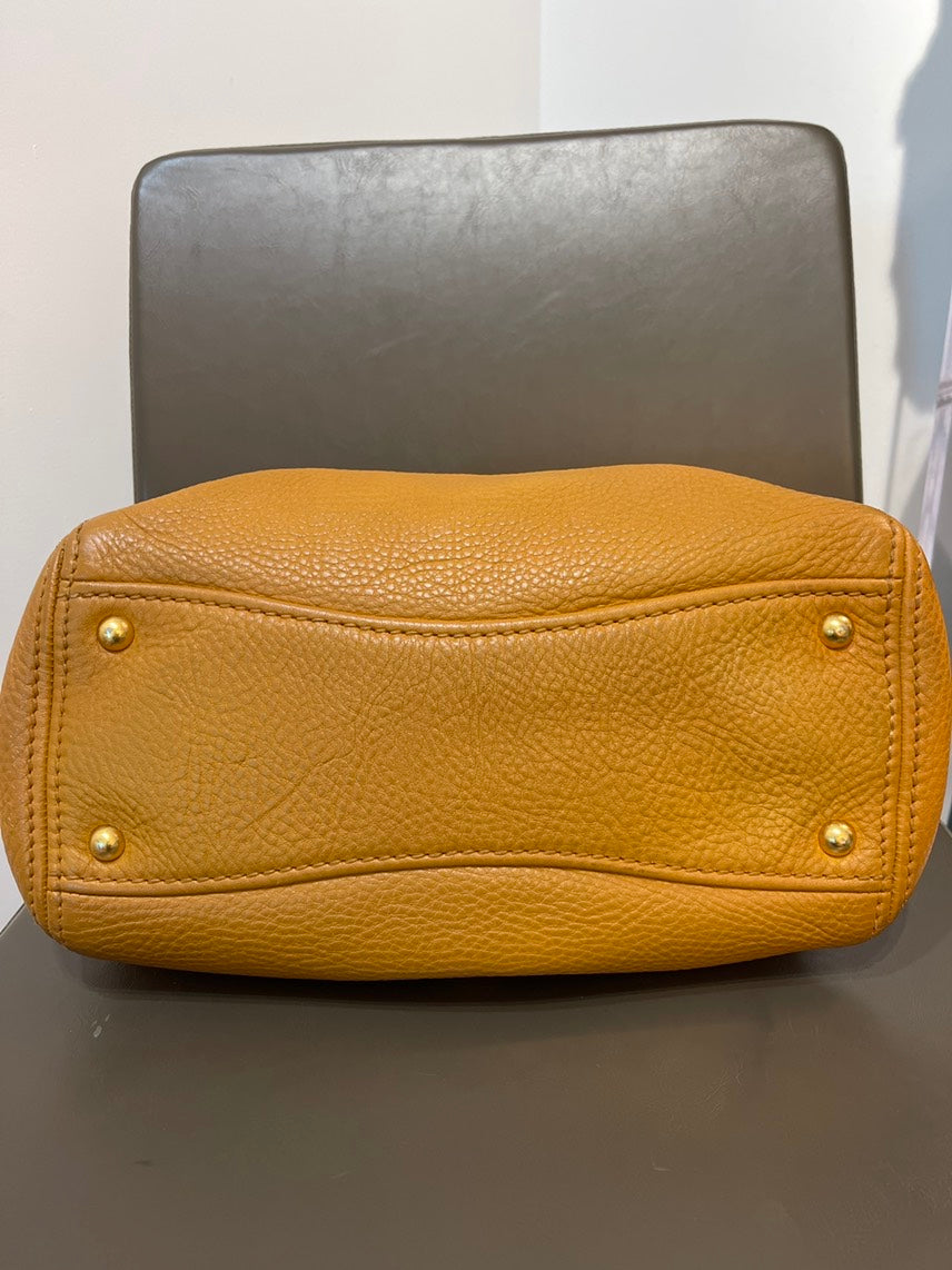 Preloved Miu Miu Vitello Camel Tote Bag