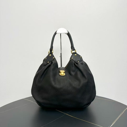 Louis Vuitton Mahina L Tote Bag Black Large