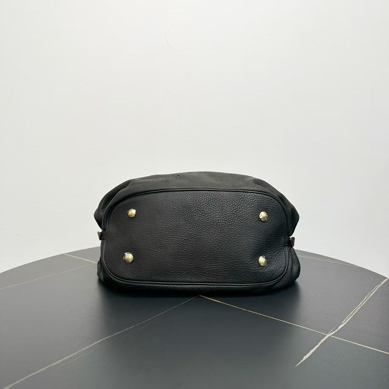 Louis Vuitton Mahina L Tote Bag Black Large