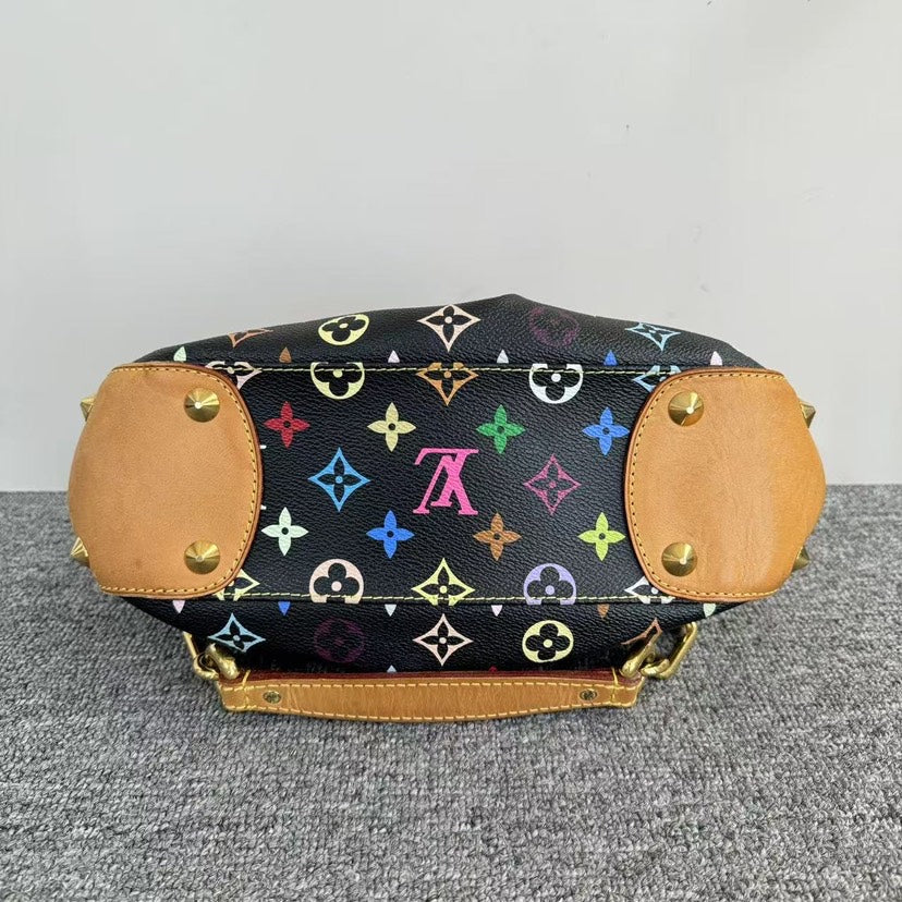 Louis Vuitton Multicolor Black Canvas Shoulder Bag