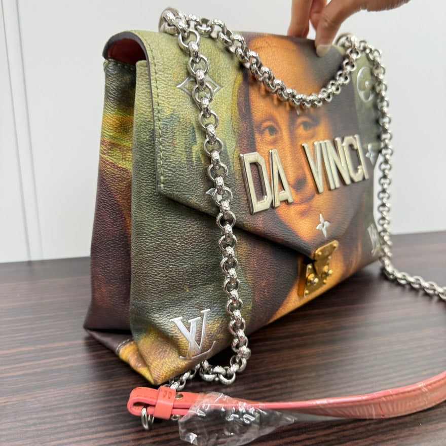 Limited✨Louis Vuitton Da Vinci Chain Bag NGB441 Multicolor Shoulder Bag
