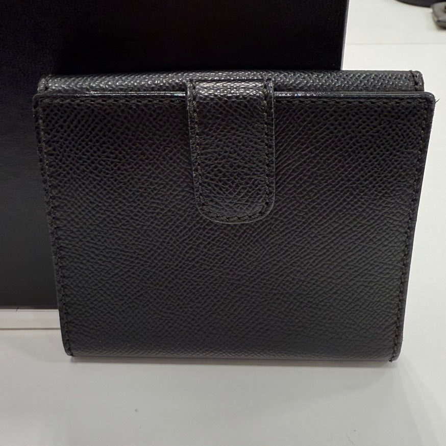 Chanel Caviar Leather Wallet in Black - Preloved Series 5 FM9012