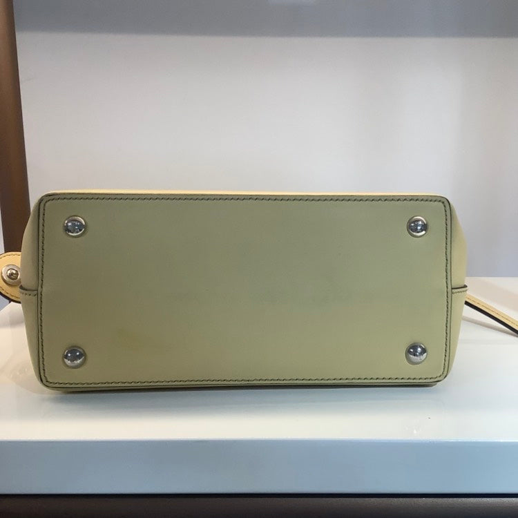 Fendi Selleria Owl Crossbody Yellow Bag