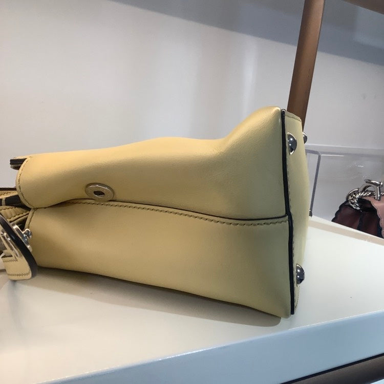Fendi Selleria Owl Crossbody Yellow Bag