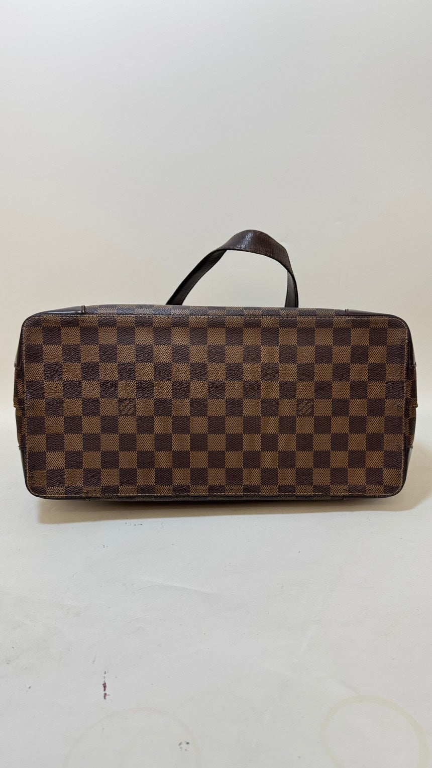 Louis Vuitton Damier Ebene Hampstead Shoulder Bag in Brown