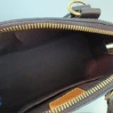 Louis Vuitton Alma BB Monogram Vernis Brown Satchel
